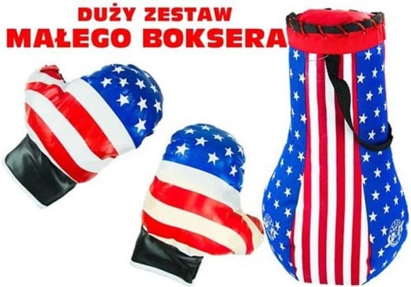 LEANToys Set for a small boxer - bag + gloves (1818910558295)