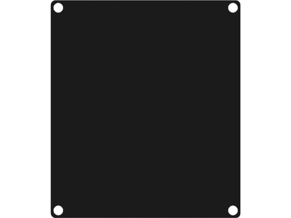 Caymon CAYMON CASY201/B CASY 2 space closed blind plate Black version