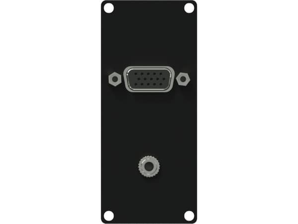 Caymon CAYMON CASY151/B CASY 1 space VGA & 3.5mm female jack Black version