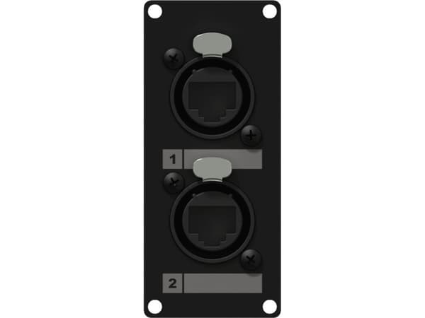 Caymon CASY-modul med 2 x NE8FAH Ethercon (CASY168/B)