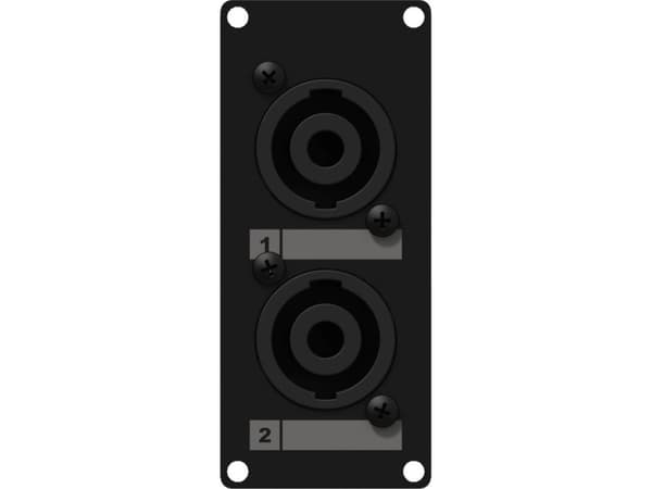 Panel med 2 SpeakON (M)-kontakter CAYMON CASY142/B