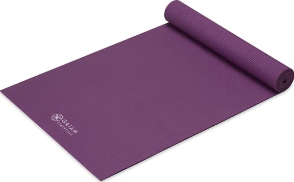 Gaiam GAIAM ESSENTIALS 6 MM YOGAMATTE MED BELTE LILLA 63313