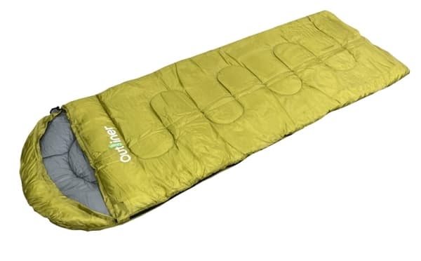 Makuupussi Outliner, oranssi, oikealle, 220 cm