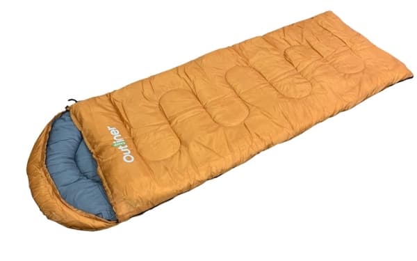 Makuupussi Outliner, oranssi, oikealle, 220 cm