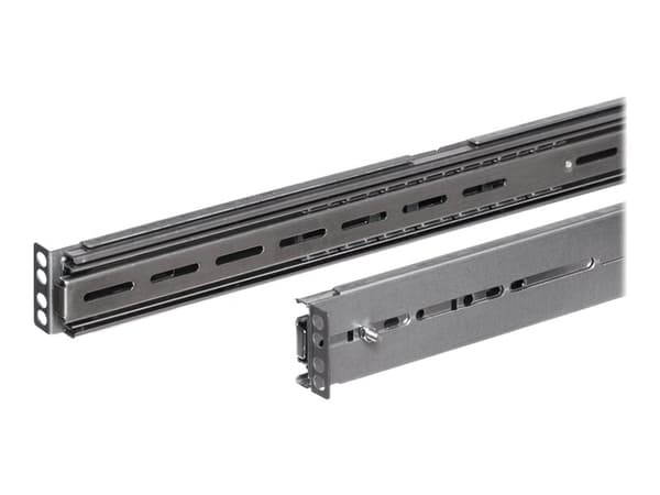 Netrack - Monteringsskinner for rack - sølv - 4U - 19"