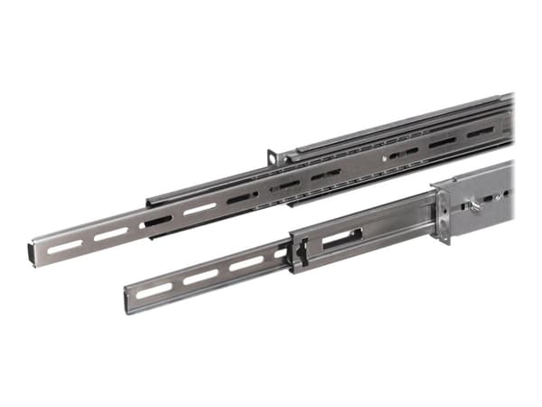 Netrack - Monteringsskinner for rack - sølv - 4U - 19"