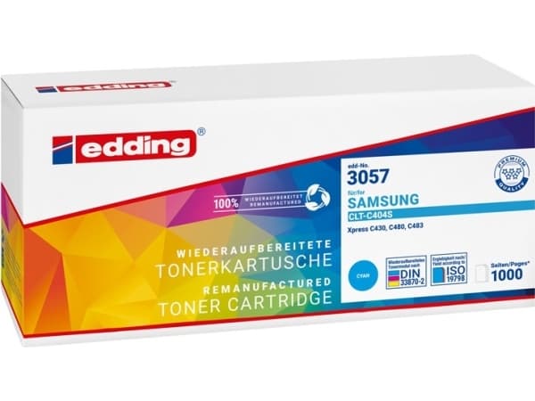 Edding EDD-3057, 1000 sider, Cyan, 1 stykker