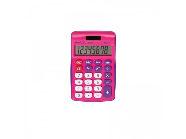 MAUL MJ 450, Lomme, Skjerm, 8 sifre, 1 linjer, Batteri, Rosa Rosa