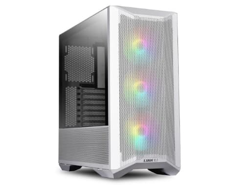 Lian Li Lancool II Mesh RGB , Midi Tower, PC, Vit, ATX, EATX, ITX, SGCC, Härdat glas, Fall fläktar