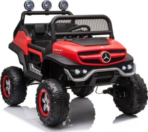 Lean Cars Batteridrevet kjøretøy Mercedes Unimog S Rød