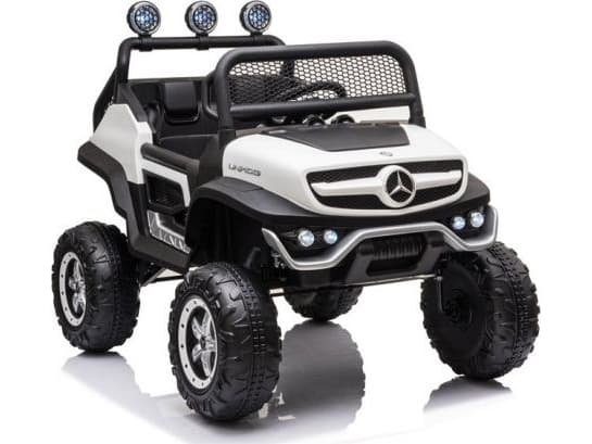 Lean Cars Batteridrivet fordon Mercedes Unimog S Vit