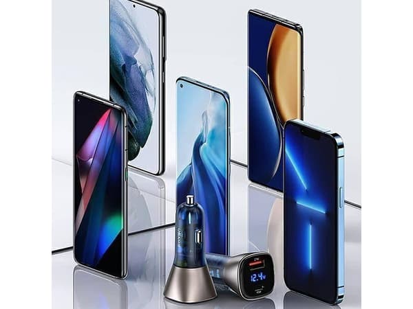 Lader Usams Ład. samme C29 45W 2xUSB-A Fast Charge lys gull/lys gull CC154CC01(US-CC154)