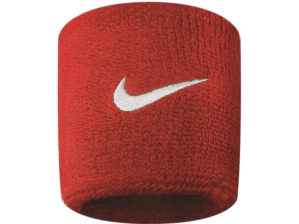 Nike Opaska Na Nadgarstek Swoosh Wristbands Varsity Red/white