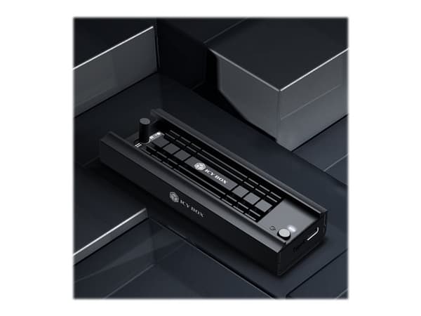 ICY BOX IB-180MC-C31 - Lagringspakning - M.2 - SATA 6Gb/s / PCIe 3.0 x2 (NVMe) - USB 3.2 (Gen 2), USB-C 3.2 (Gen 2) - sortering