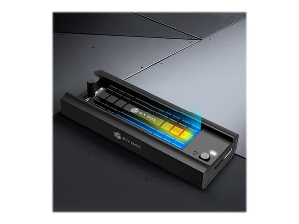 ICY BOX IB-180MC-C31 - Lagringspakning - M.2 - SATA 6Gb/s / PCIe 3.0 x2 (NVMe) - USB 3.2 (Gen 2), USB-C 3.2 (Gen 2) - sortering