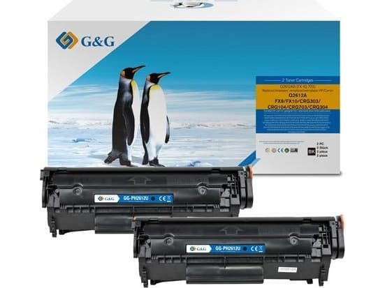 G&G G&G toner compatible with Q2612A, black, 2000s, NT-PH2612U, HP 12A, for HP LaserJet 1010/1012/1015/1018/1020/1022/1022n/1022n, N