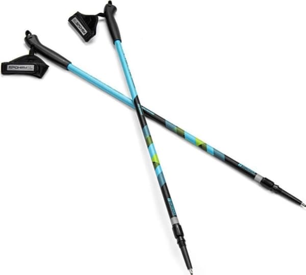 Spokey Nordic Walking Poles Meadow blå-svart-grønn 929462