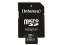 Miniatyrbild 4 av 5: Intenso - Flash-minneskort (microSDXC till SD-adapter inkluderad) - 512 GB