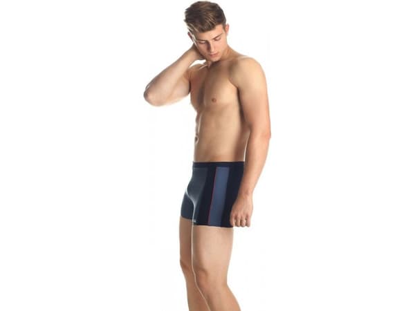 AQUA-SPEED JASON SVØMSHORTS grå/svart/rød 136 størrelse XL /3216