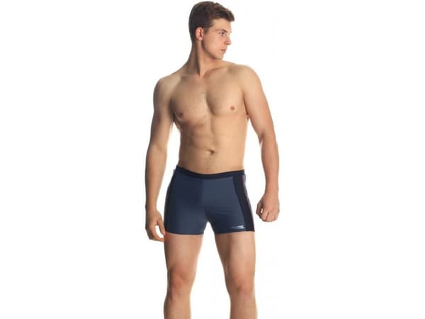 AQUA-SPEED JASON SVØMSHORTS grå/svart/rød 136 størrelse XL /3216