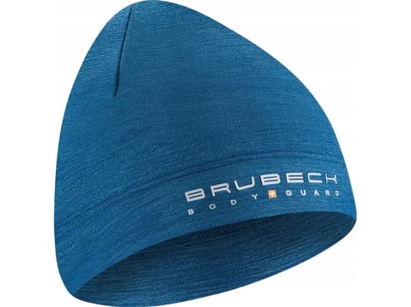 Brubeck HM10180 Unisex-keps i dubbelskiktad ull EXTREME WOOL denim S/M