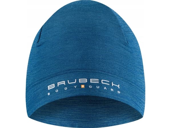 Brubeck HM10180 Unisex-keps i dubbelskiktad ull EXTREME WOOL denim S/M