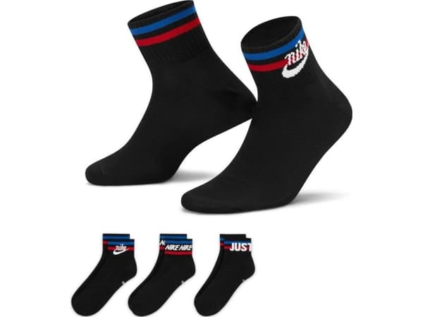 Nike Skarpety Nike Everyday Essential 3Pack DX5080 010 DX5080 010 czarny 38-42