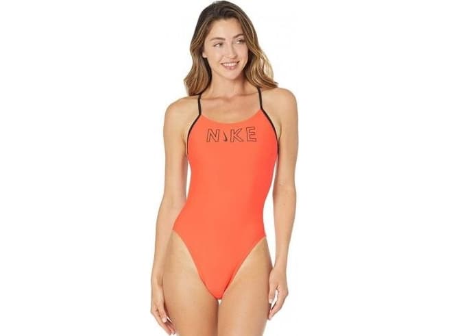 Nike Swimsuit Cutout One Piece NESSB131 631 NESSB131 631-S red 38