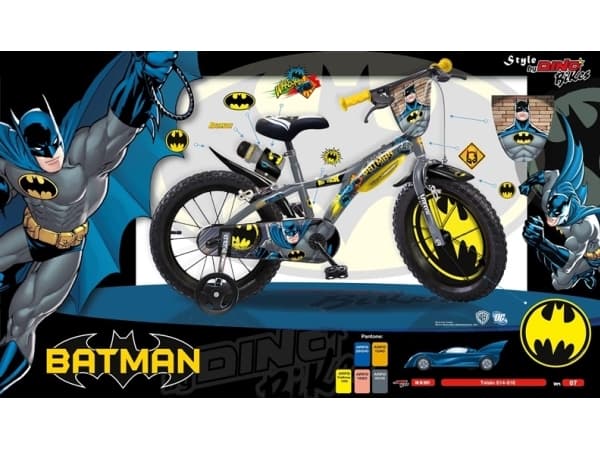 Dino_Bikes barnesykkel Batman 614-BT 14in