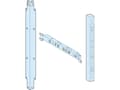 Miniatyrbilde 2 av 2: Schneider Electric ISFL monteringsplate størrelse 185mm W650 LVS03546