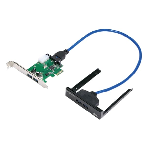 LogiLink PC0058, PCIe, USB 3.2 Gen 1 (3.1 Gen 1), PC, Windows 7 Home Premium, Windows 7 Home Premium x64, Windows 7 Professional, Windows 7 Professio