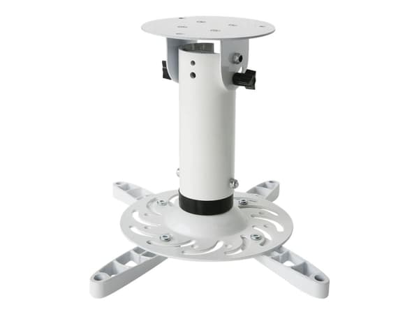 TECHly - Konsol - för projektor - aluminium, stål - vit - takmonterbar