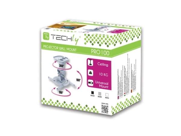 Techly ICA-PM 100BK projektorfästen Tak Svart