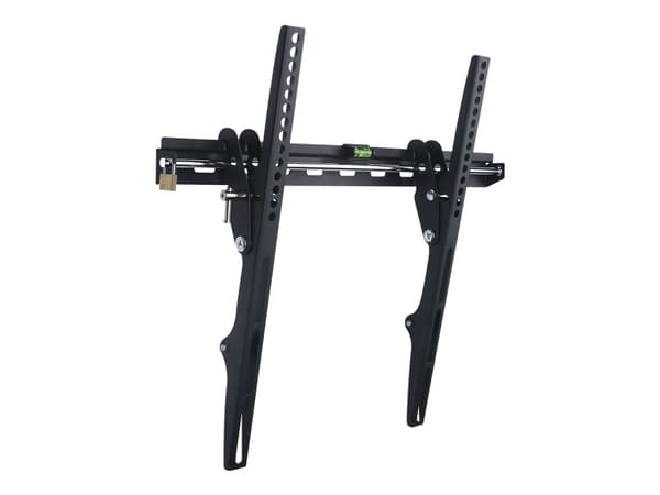 TECHly - Brakett - for LCD-skjerm - låsbar - svart - skjermstørrelse: 23"-55" - monteringsgrensesnitt: inntil 400 x 400 mm - veggmonterbar