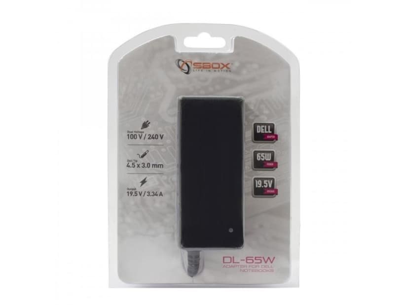 NOTEBOOK ADAPTER DELL SBOX DL-65W / 19,5V-65W