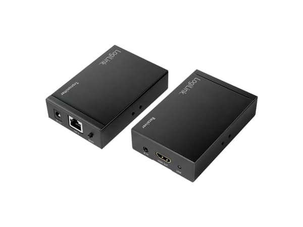 LogiLink - sender og mottaker - video/lyd/infrarød sender - HDMI - via CAT 5e/6/7/8 - opptil 50 m