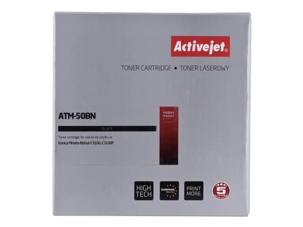 Activejet ATM-50BN, 6000 sider, Sort, 1 stykker