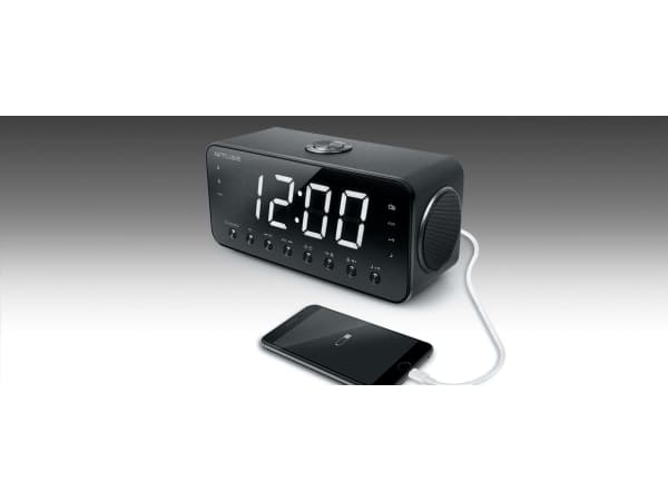 Muse M-192 CR, Klokke, Digitalt, FM, 87,5 - 108 MHz, LED, 4,57 cm (1.8")