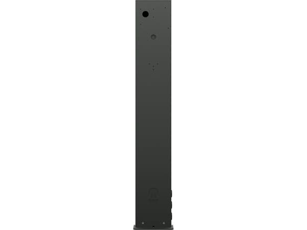 wallbox Eiffel Basic - Monteringskomponent - for EV-ladestasjon - stainless steel, aluminium - RAL 7043 - på bakke