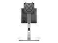 Miniatyrbild 4 av 5: Dell Micro Form Factor All-in-One Stand MFS22 - Ställ för bildskärm/PC - 19"-27" - silver - för OptiPlex 30XX, 50XX, 70XX