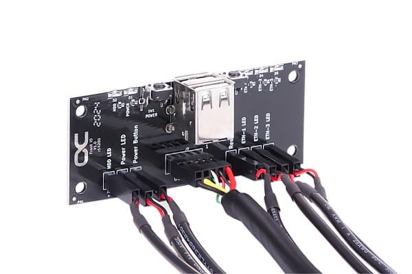 Alphacool 25054, 80 m, Rett, Rett, Svart, 83 mm, 34,5 mm