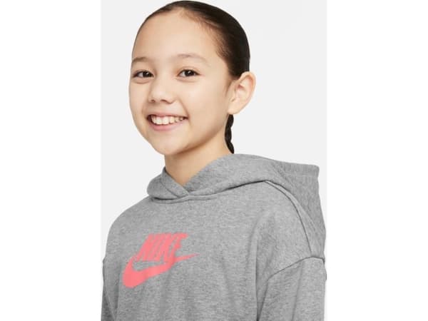Nike Bluza Nike Sportswear Club Girls DC7210 092 DC7210 092 szary L (147-158cm)
