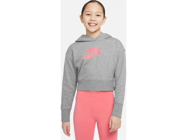 Nike Bluza Nike Sportswear Club Girls DC7210 092 DC7210 092 szary L (147-158cm)