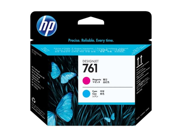 HP 761 - Cyan, magenta - skriverhode - for DesignJet T7100, T7200, T7200 Production Printer
