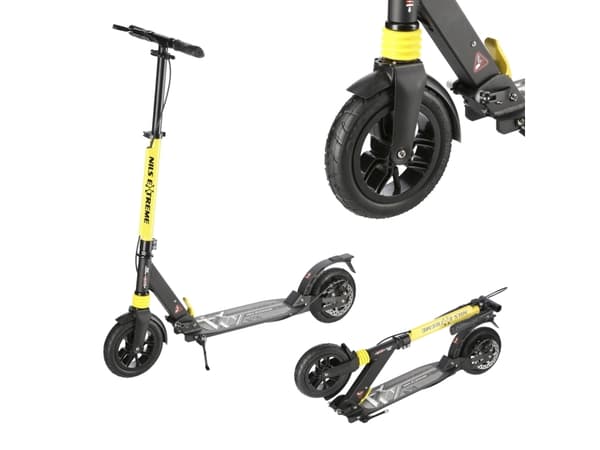 City skootteri med skivebremse NILS EXTREME HM208T KELTAINEN