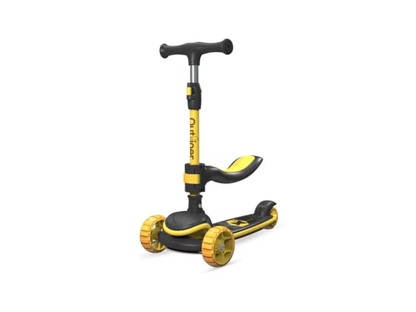 Barnescooter Outliner 091M, sort/gul
