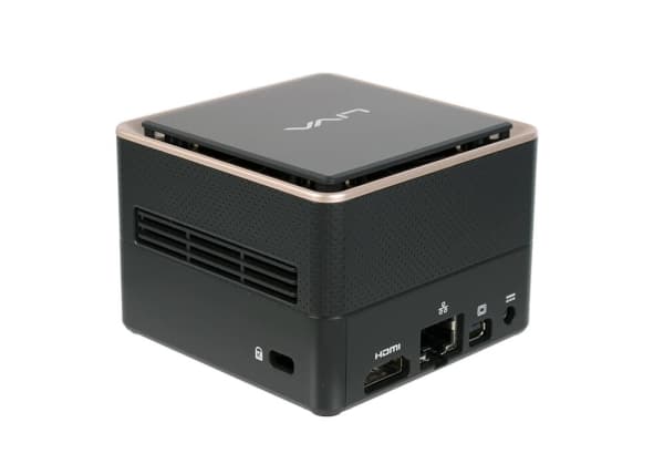 ECS LIVA Q3 Plus - Mini PC - Ryzen Embedded V1605B / 2 GHz - RAM 4 GB - SSD - eMMC 128 GB - Radeon Vega 8 - GigE - WLAN: 802.11a/b/g/n/ac, Bluetooth