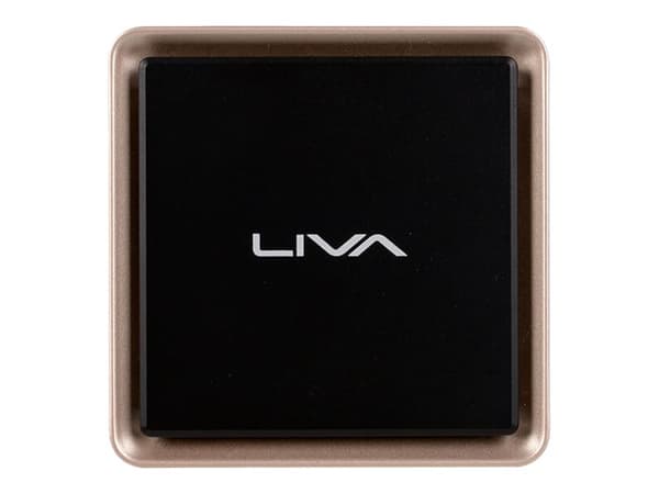ECS LIVA Q3 Plus - Mini PC - Ryzen Embedded V1605B / 2 GHz - RAM 4 GB - SSD - eMMC 128 GB - Radeon Vega 8 - GigE - WLAN: 802.11a/b/g/n/ac, Bluetooth
