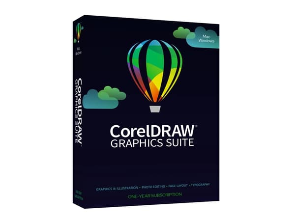 CorelDRAW Graphics Suite - Bokspakke (1 år) - 1 bruker - Win - Nederlandsk