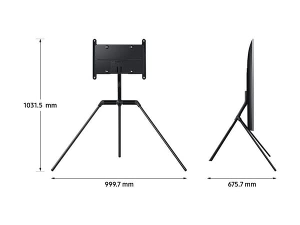 Samsung VG-SESB11K - Stativ - for TV - svart - skjermstørrelse: 55"-65" - plassering på gulv - for Samsung UE43BU8572, UE50BU8072, UE50BU8572, UE55BU